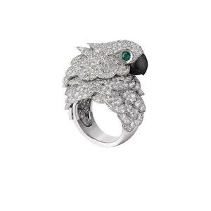 Fashion Lucky Owl Ring Crystal The Night Guardians Owl Animal Ring -‎ Size 8